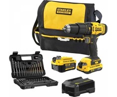 Akumuliatorinis suktuvas gręžtuvas Stanley SFMCD711DMA, 18V 1x2Ah+1x4Ah