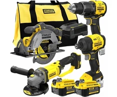 STANLEY 18V elektrinių įrankių rinkinys, 4 dalių SFMCK459M2S
