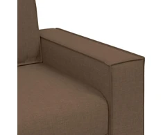 Sofa 3 vnt. Ruda Lino mišinio audinys