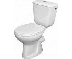Kompaktiškas WC komplektas Cersanit Mito Pilkas 68,5 cm baltas (5907720680084)