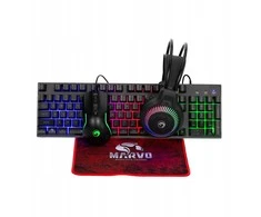 Klaviatūra MARVO CM416 Loot 40 4-in-1 Žaidimų Įrangos Rinkinys | Juodas | UK