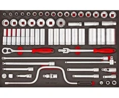 TengTools Galvučių komplektas Teng Tools TTESK63; EVA; 63 vnt.