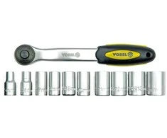 VOREL Rinkinys RAKTAI 1/2" 11 vnt.