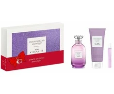 Rinkinys „Coach“: „Dreams Moonlight“ kvepalai moterims, 90 ml + „Dreams Moonlight“ tualetinis vanduo moterims, 15 ml + „Dreams Moonlight“ drėkinamasis kūno losjonas, 100 ml