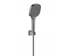 Rinkinys prysznicowy 841-255-61 / KFA / MALAGA / Rinkinys NATRYSKOWY KOMPLETNY PUNKTOWY , PVD GUN METAL Pilkas/