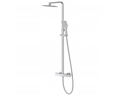 Dušo rinkinys Cersanit Dušo kolona Larga su termostatiniu maišytuvu chromas (AAEZ1000655016)