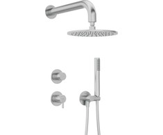 Potinkinis dušo komplektas Deante Silia NQS_F9YK, Brushed steel