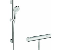 Hansgrohe HG Ecostat 1001CL termostato komplektas - su Crometta Vario purkštuku 65 cm, be rozetių/varžtinių jungčių