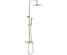 Dušo komplektas momali 2424930-BAPV / VALVEX / CANNOLI / PURŠKIMO KOLONĖLĖ , BRUSHED GOLD /