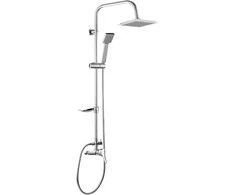 Dušo sistema su maišytuvu Deante Joko Square NBJ_01SK, Chrome