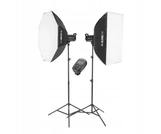 GlareOne Vega 400 Basic Kit studijos apšvietimo rinkinys