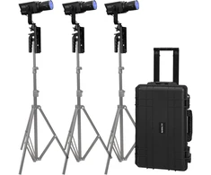 Studijos rinkinys Nanlite Forza 60C RGBLAC LED 3 šviesų rinkinys (12-2041 3KIT-BA-PT)