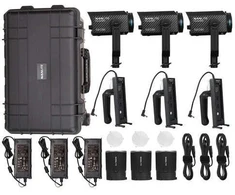 Studijos rinkinys Nanlite Forza 60C RGBLAC LED 3 šviesų rinkinys (12-2041 3KIT-BA-PT)