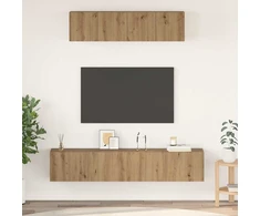 TV staliukas TV spintelių komplektas 4 vnt. Amatininkų ąžuolas
