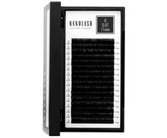 Nanolash Volume Lashes Dirbtinės blakstienos 0,07 D 11 Mm 1 U