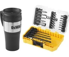 Dewalt grąžtų, sukimo antgalių ir terminio puodelio rinkinys DT70707, 26 vnt.