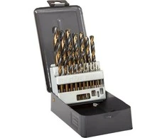 Grąžtas Wiertła Metalo grąžtai HSS DIN338 šlifavimui, trumpi, vnt., 19 (1-10 mm), prolinas