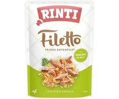RINTI Filetto antiena fillet with vegetables – drėgnas ėdalas šunims – 100g