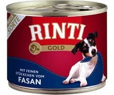 RINTI Gold fazanas – drėgnas ėdalas šunims – 185g