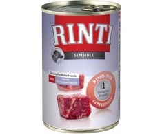 RINTI Singlefleisch Pur jautiena – drėgnas ėdalas šunims – 400g