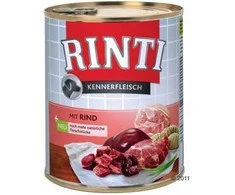 Šunų Maistas - RINTI Kennerfleisch jautienos drėgnas maistas 800g begrūdis be glitimo