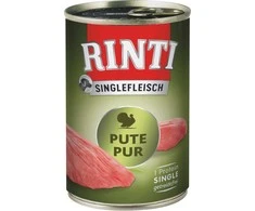Šunų Maistas - RINTI Singlefleisch Exclusive Turkijos Drėgnas Maistas 400g Be Glitimo