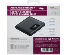 RivaCase Powerbank VA1091 25800 mAh 100W juoda (VA1091_BK)