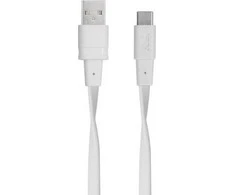 RivaCase USB-A–USB-C 2,1 m kabelis Baltas (PS 6002 WT21)