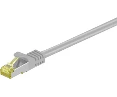 Goobay RJ-45/RJ-45, kat.7, S/FTP, pilka, 3m (91612)
