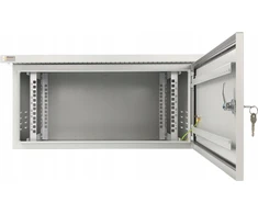 RK464-G PULSAR 4U vandalams atspari prie sienos montuojama RACK spintelė