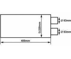 RM Motors Vidurinis duslintuvas 63mm RM
