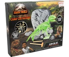 Universal Studios RMS Jurassic World fosilijų kasimo rinkinys, šviečiantis tamsoje dinozauras