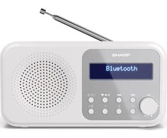 „Sharp DR-P420(WH)“ nešiojamasis skaitmeninis radijas „Tokyo“, FM/DAB/DAB+, „Bluetooth 5.0“, maitinamas per USB arba bateriją, „Snowy Baltas“ | „Sharp“ | Nešiojamasis skaitmeninis radijas „Tokyo“ | DR-P420(WH) | „Bluetooth“ | Baltas