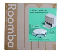 Robot odkurzająco-mopujący iROBOT ROOMBA® MAX 705 COMBO + Bazinė stotelė DOKUJĄCA AUTOWASH Baltas