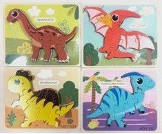 Robotime Mediniai dinozaurų galvosūkiai