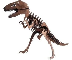 Robotime Technology 3D medinė dėlionė – tiranozauro skeletas