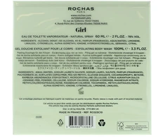 "Rochas Girl" tualetinis vanduo su purškikliu 60 ml, 2 vnt