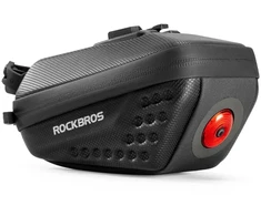 Rockbros C59 Hard Shell Sėdynės krepšys su 250mAh apšvietimu - Juodas