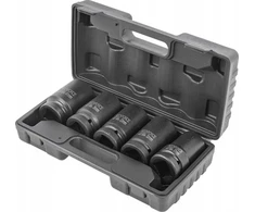 „Rockforce“ 1 colio gilaus smūgio lizdų rinkinys, 5 vnt (6 taškų) (27–41 mm)