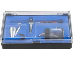 Rockforce Airbrush (antgalis: 0,3 mm, keičiamos talpyklos 6 ml ir 22 ml)