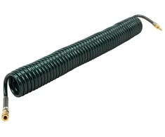 Rockforce Pneumatinė spiralinė žarna PU 14x10mm 15m su greitajungėmis