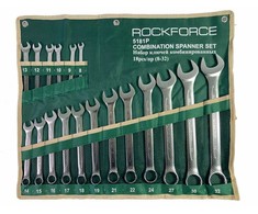 ROCKFORCE WRENCH 18 dalių rinkinys (8–32 mm)