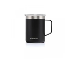 Rockland Termo puodelis Camp Mug 0,35 L – nerūdijantis plienas, próżniowy, su dangteliu Tritan, juoda