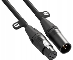 RODE XLR CABLE-3m juodas - XLR/XLR cable