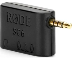 Rode SC6 adapteris 2xTRRS + ausinių išvestis