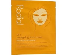Rodial Vit C Cellulose Sheet Mask energizuojanti, šviesinanti ir atkurianti lakštinė veido kaukė, 20 ml