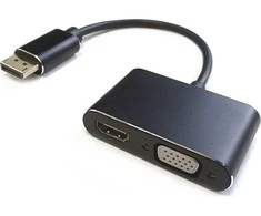 „RoGer“ DisplayPort į HDMI + VGA adapteris v1.4 / 4K@30Hz