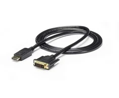 „RoGer DPDVII18“ „DisplayPort“ į DVI kabelis 1,8 m / DVI-I 24+5 (dviguba jungtis)
