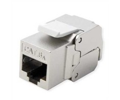 ROLINE Cat.6A (EA klasė) Keystone, RJ-45, STP, be užrakto, be įrankių, sidabrinis