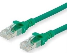 „Roline Patchcable“ – RJ45-3m – UTP – CAT 6a – be halogenų, suvyta – žalia (21.15.2733)